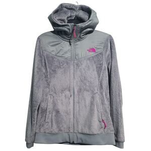 The North Face Women's Gray Oso Osito Fleece Full Zip Jacket Size M